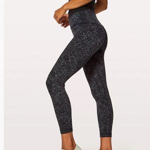 LULULEMON High Rise Lacescape ALIGN Pant II 25in Leggings SZ 4